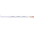 Colorama Single White Round Tip #2 Pencil w/Stock Background